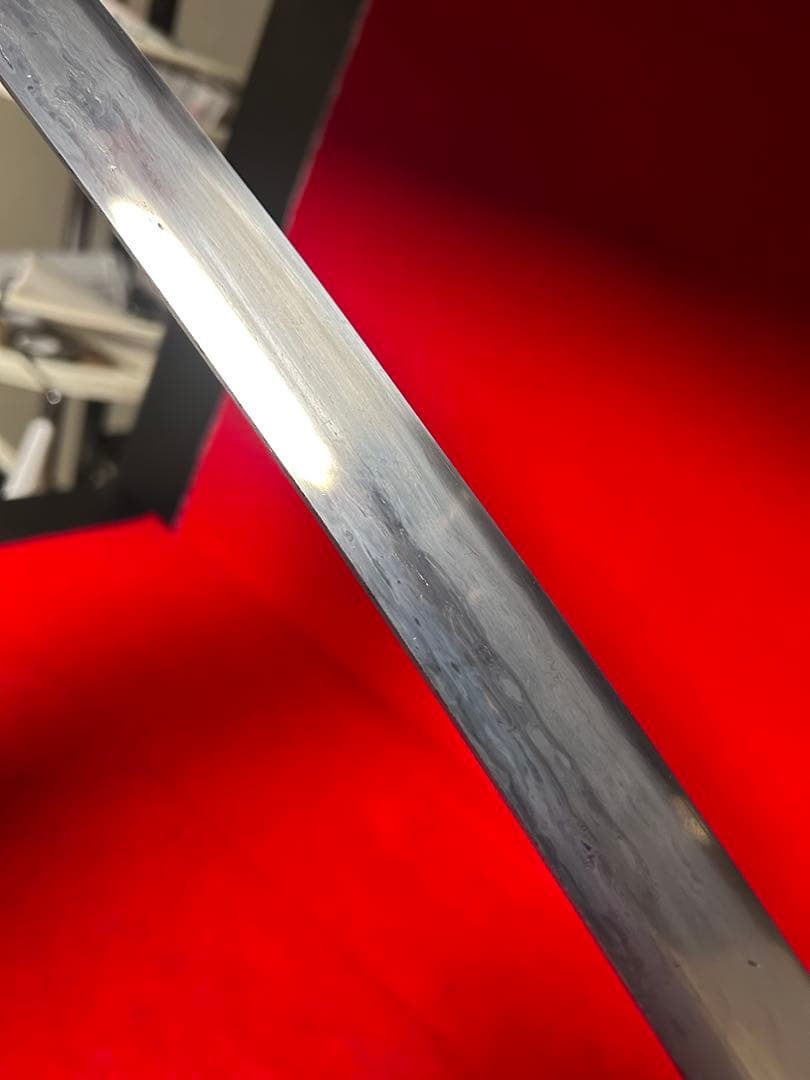 01589 包丁　マグロ包丁　超美品　刃文綺麗　墨流し　地肌綺麗　未使用品