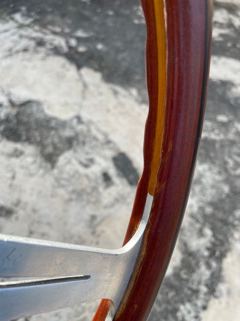 ナルディ　ウッドステアリング　当時物