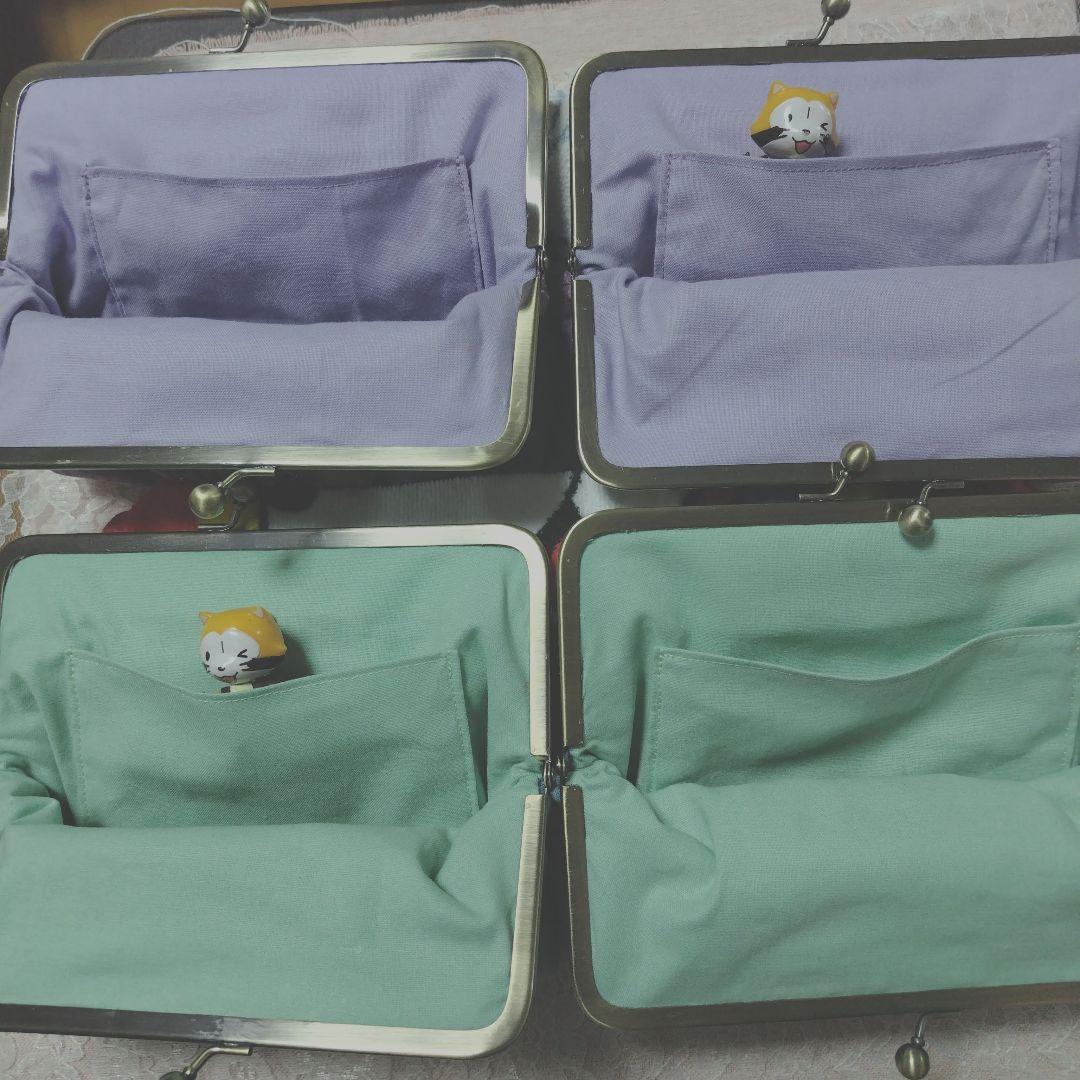 My様オーダーがま口ポーチ4点＆巾着袋