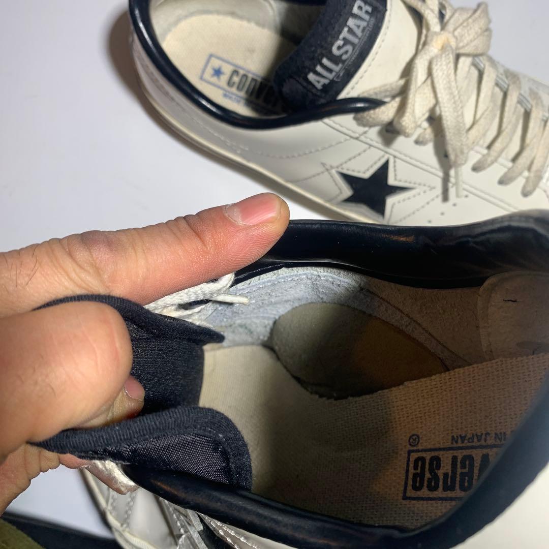 コンバース　ワンスター　本革　日本製　25cm