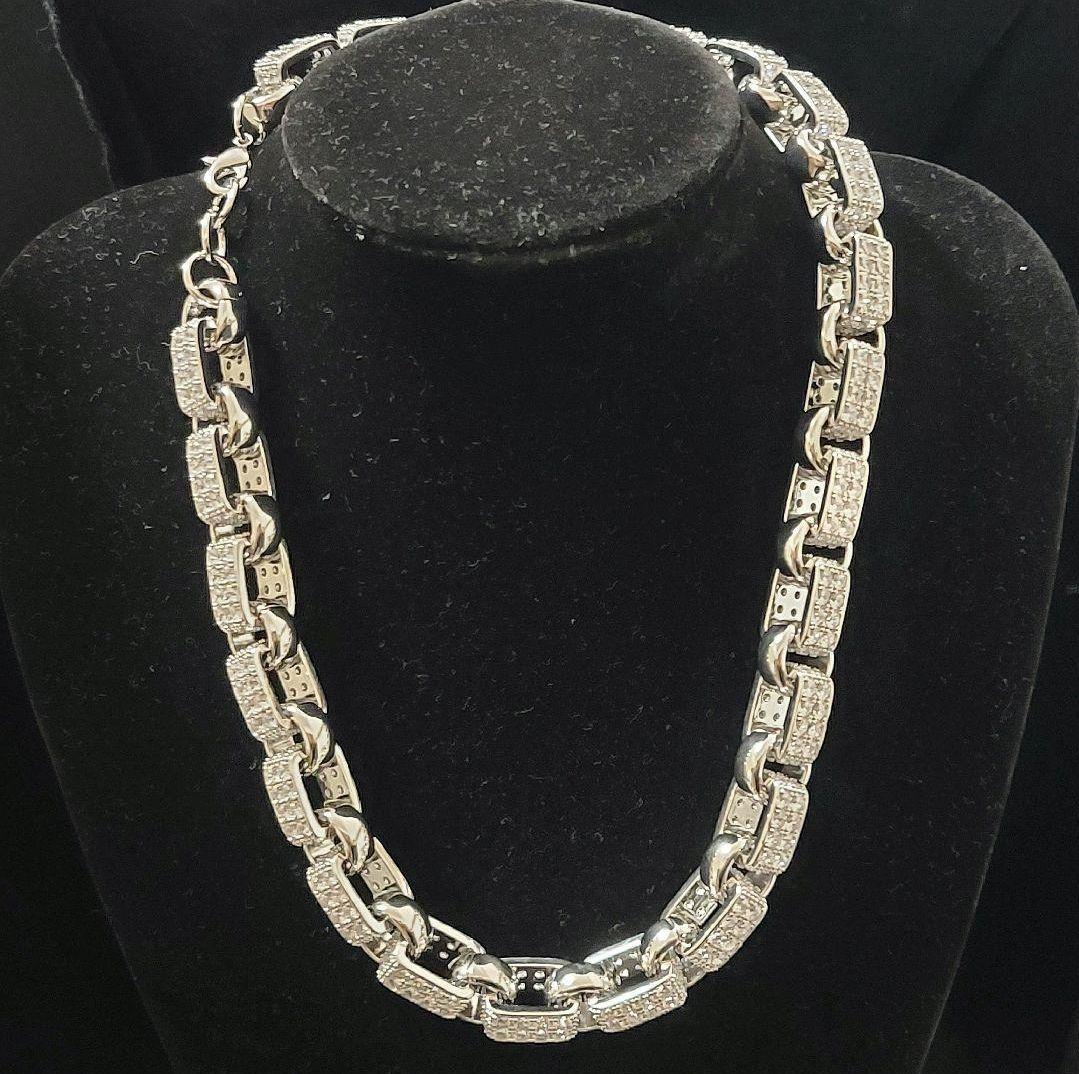 新作 豪華 ブリンブリン キューバン リンクチェーン 限定1点