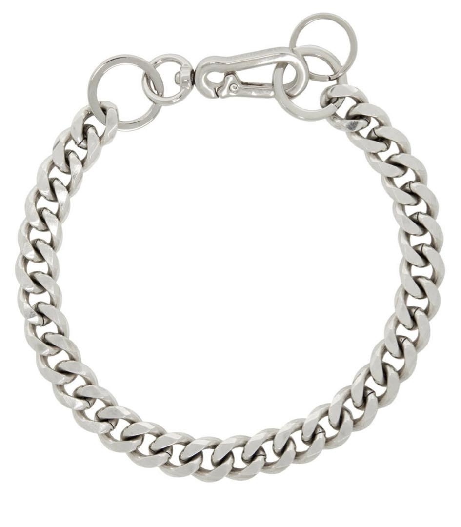 MARTINE ALI シルバー カーブ チェーン ネックレス　シルバー925