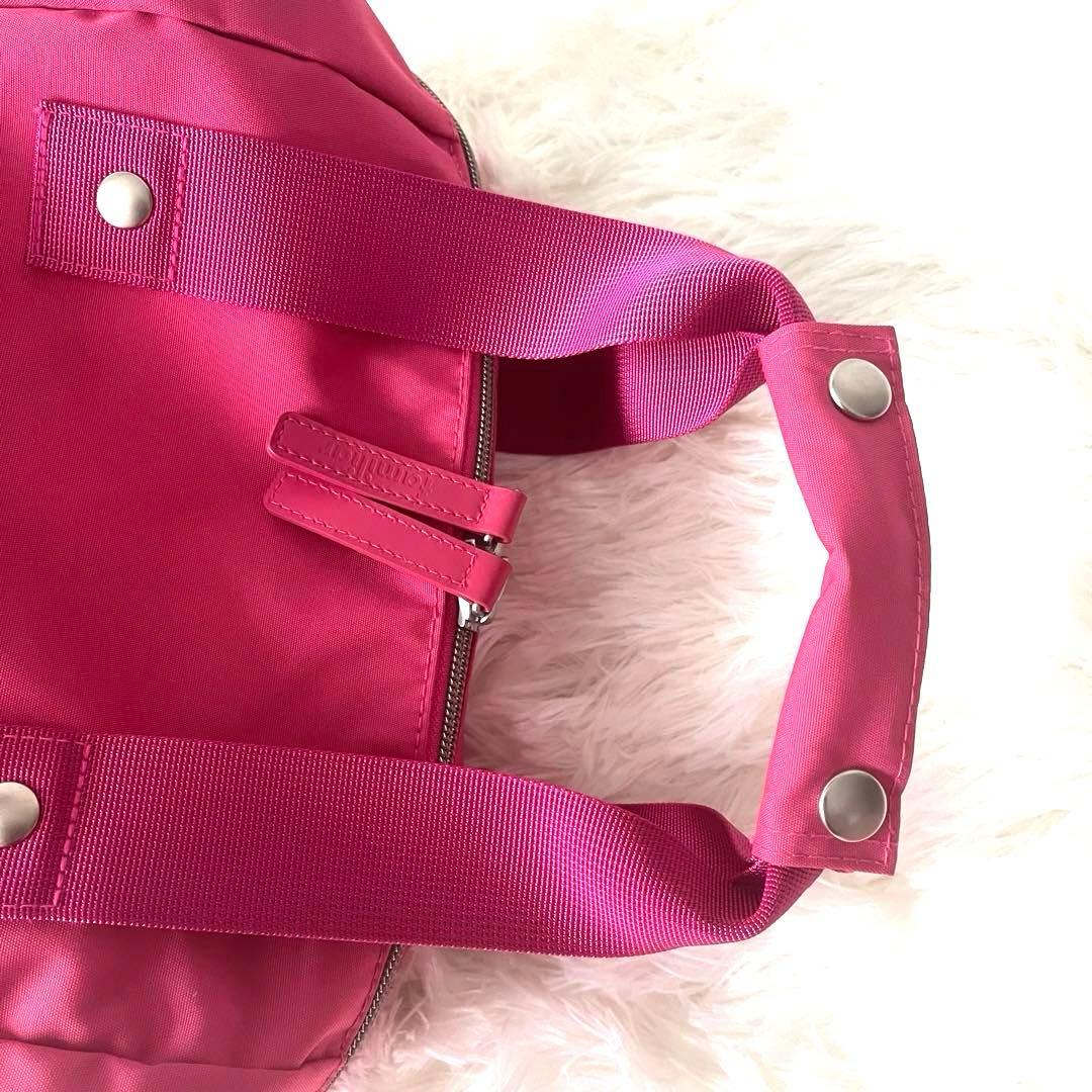 完売品　新品　ファミリア マザーズリュック 2way ピンク　ポーチ付き　くま