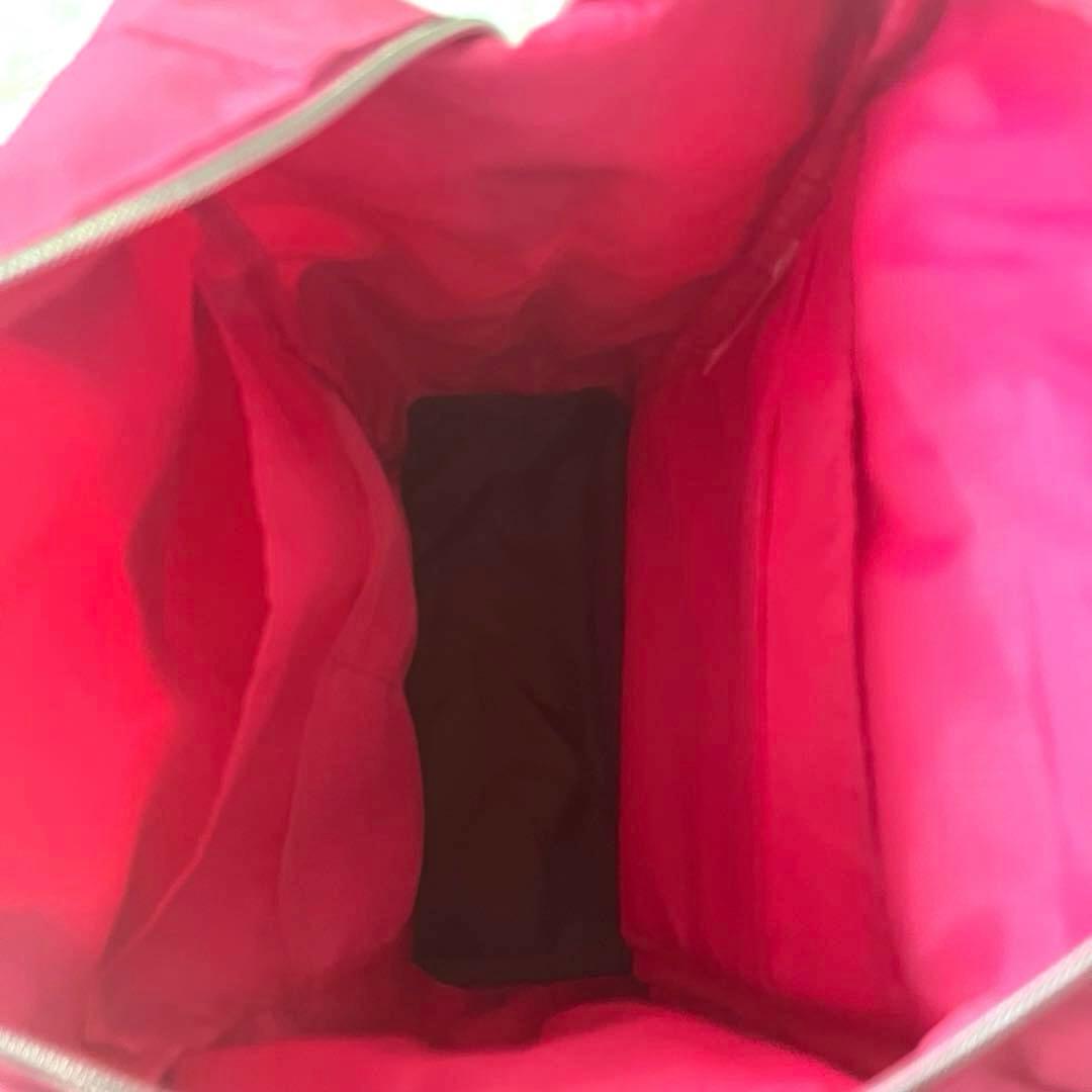 完売品　新品　ファミリア マザーズリュック 2way ピンク　ポーチ付き　くま