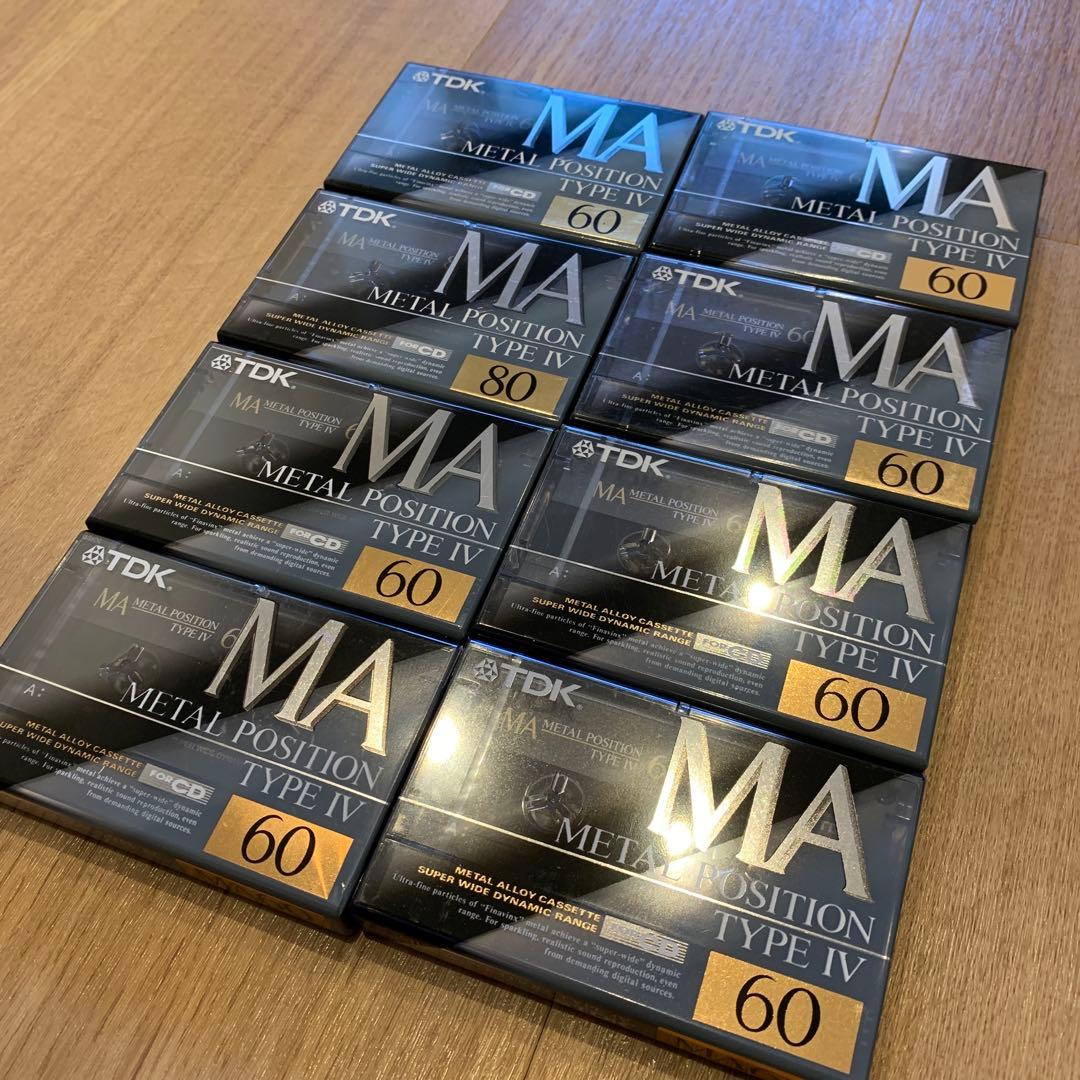 TDK 最高品位メタルカセットテープ8本