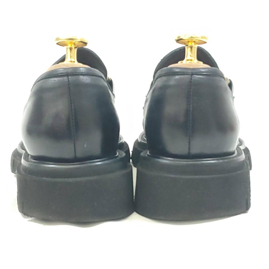 ルーカグロッシ　ビットローファー　イタリア製　レザー　本革　ブラック　EU37