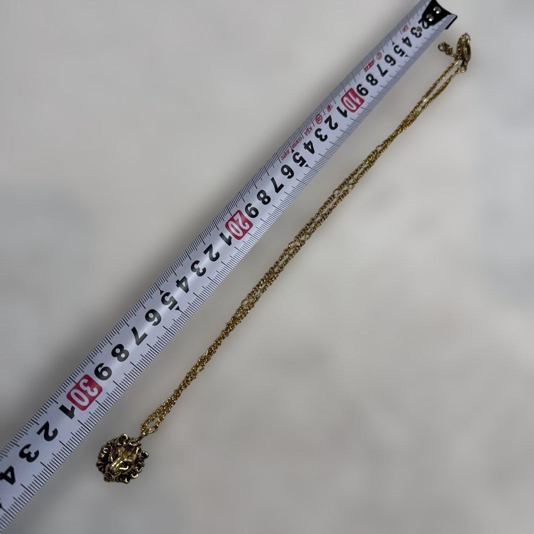 グッチGUCCI ライオンヘッドネックレス　ゴールド