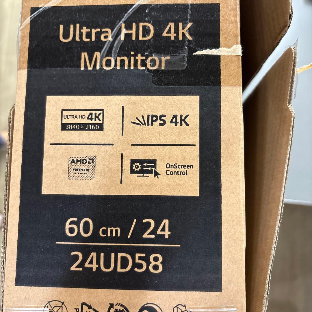 ディスプレイ・モニター本体 LG Ultra HD 4K Monitor 24UD58