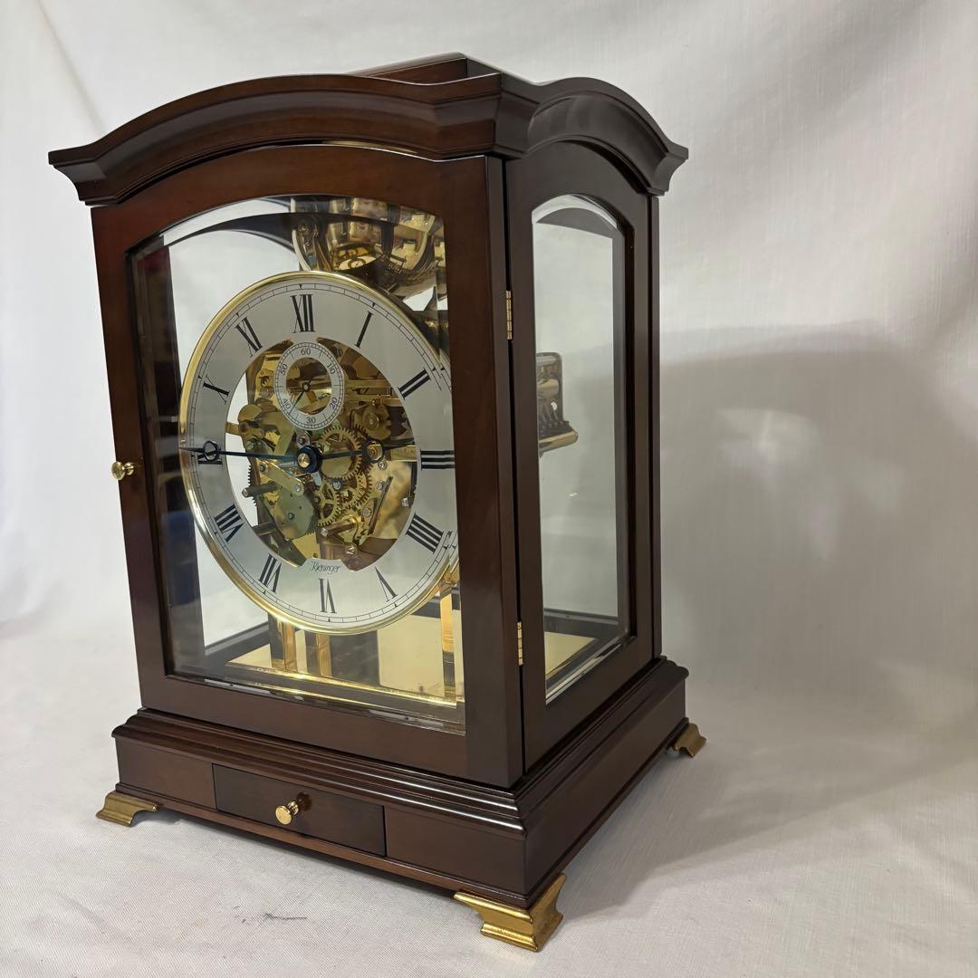 Kieninger キーニンガー 置き時計 スケルトン 動作品 書類全て有り