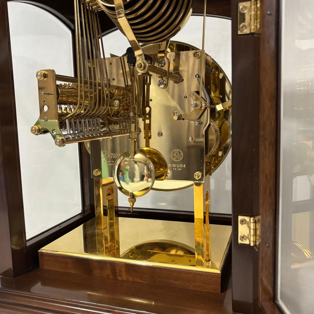 Kieninger キーニンガー 置き時計 スケルトン 動作品 書類全て有り