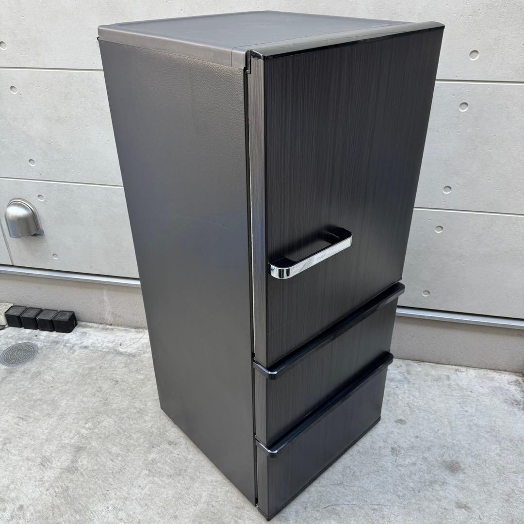 183⭐️2024年製美品★アクア　冷蔵庫　3ドア　大型　自動製氷　木目