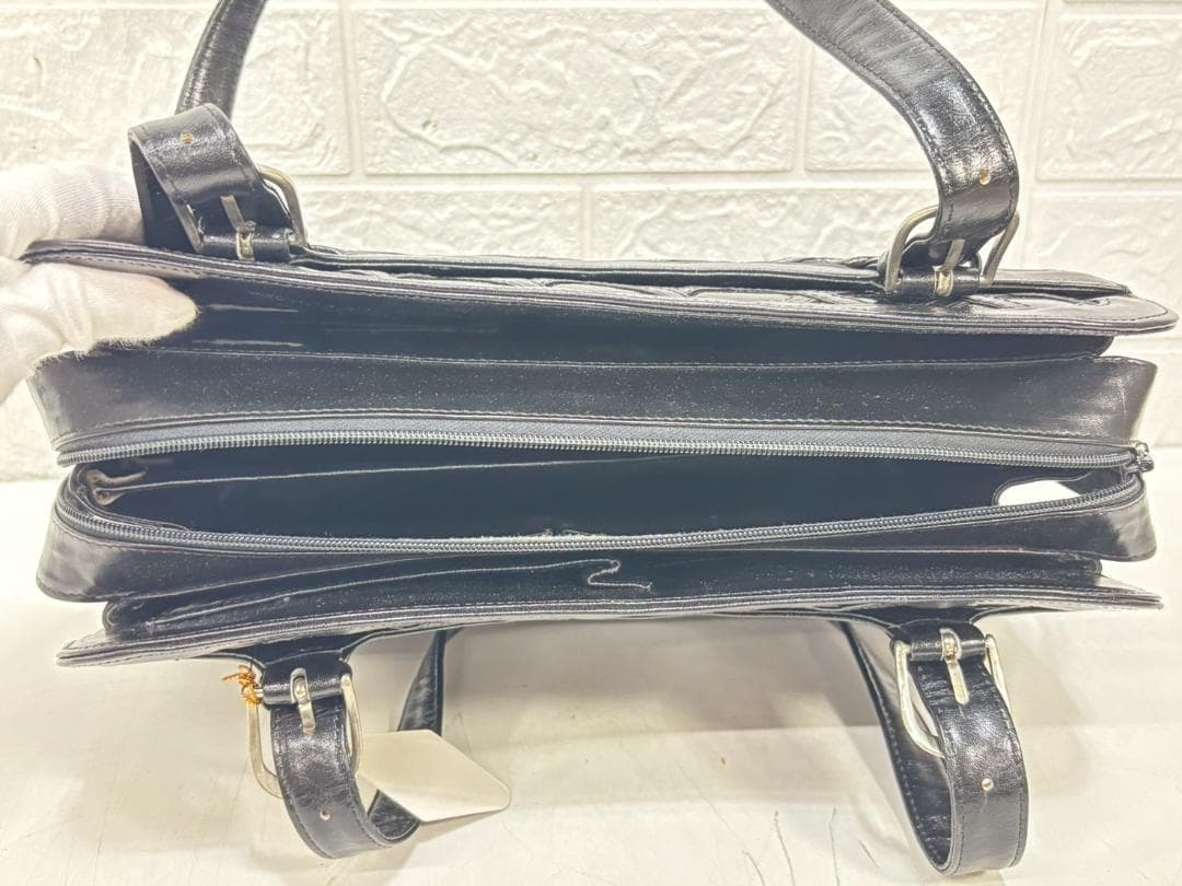 10-14-2 バッグ 7個 セット まとめ 本革 黒 緑 黄色 ブラウン