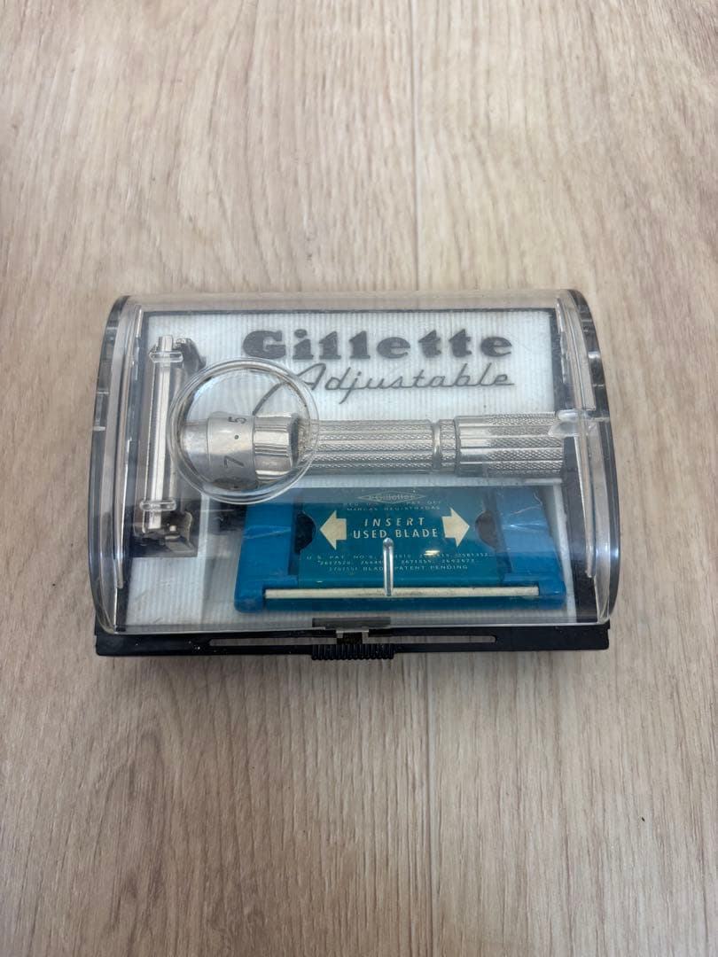 Gillette Adjustable Fatboy ジレット　両刃カミソリ
