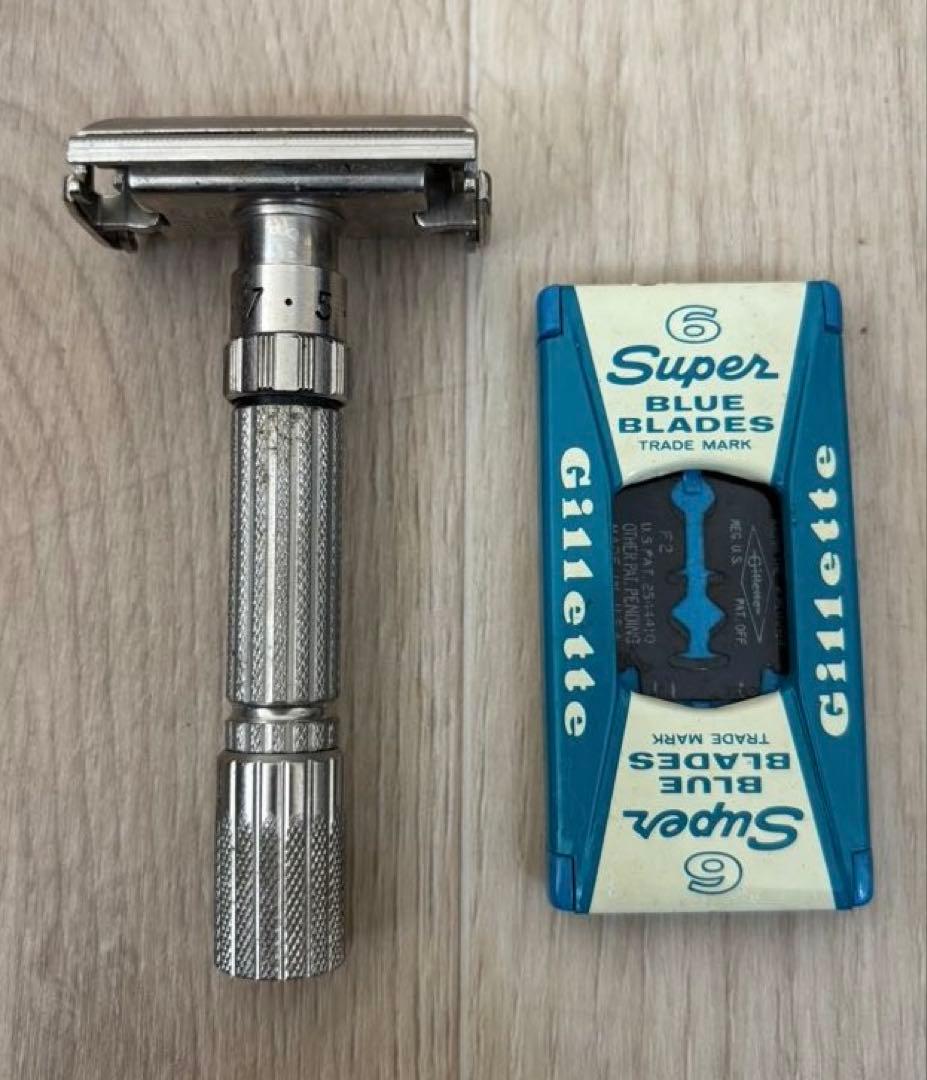 Gillette Adjustable Fatboy ジレット　両刃カミソリ