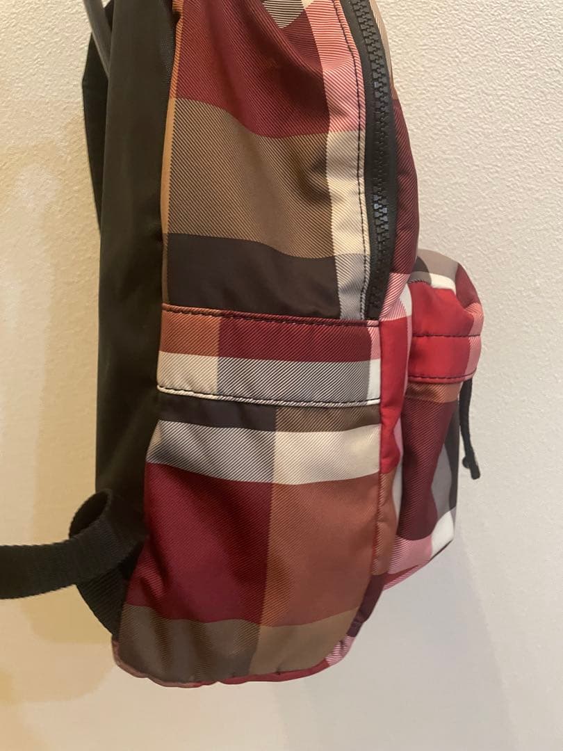 美品　BLUE LABEL 　チェック柄リュック