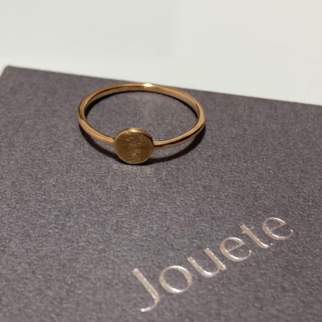 Jouete K10YG モチーフ リング 13号　シンプルリング