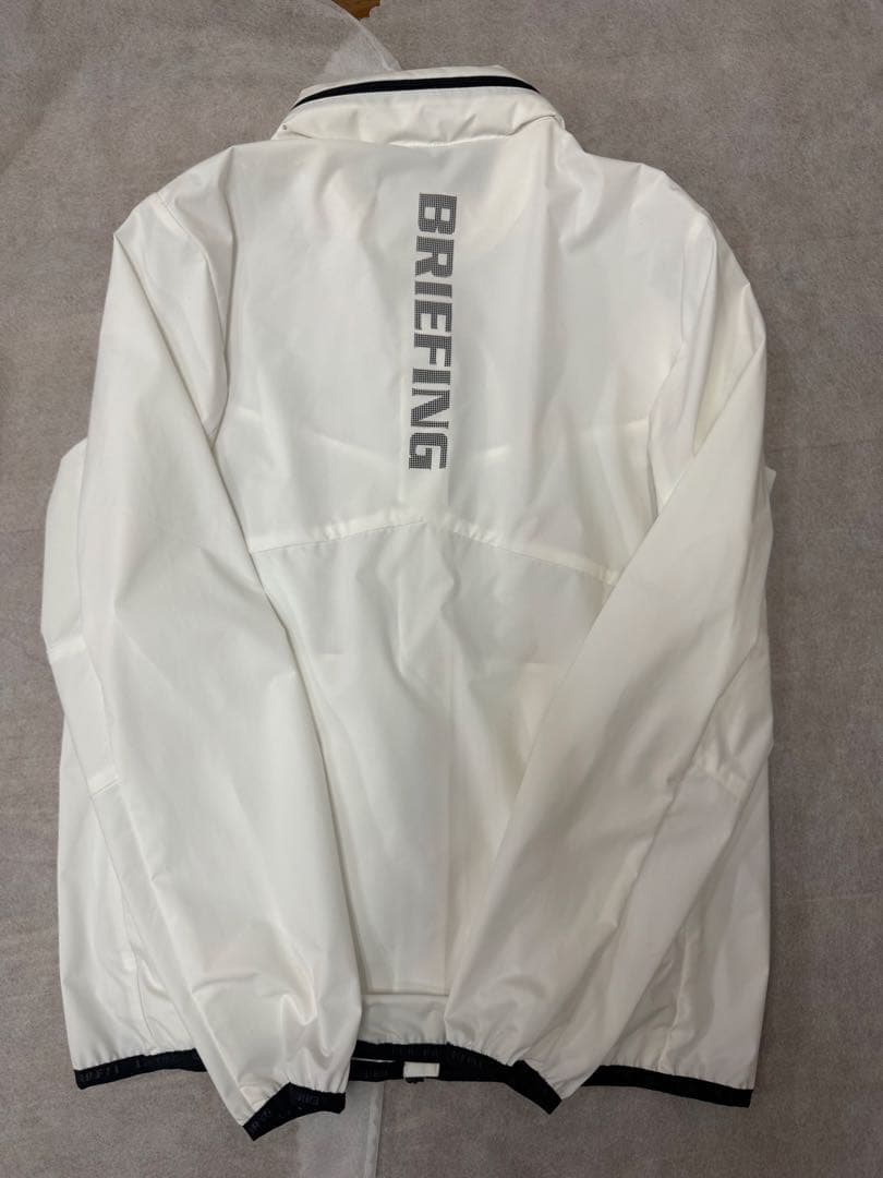 ブリーフィングゴルフ BRIEFING GOLF ウィンドブルゾン ホワイトM