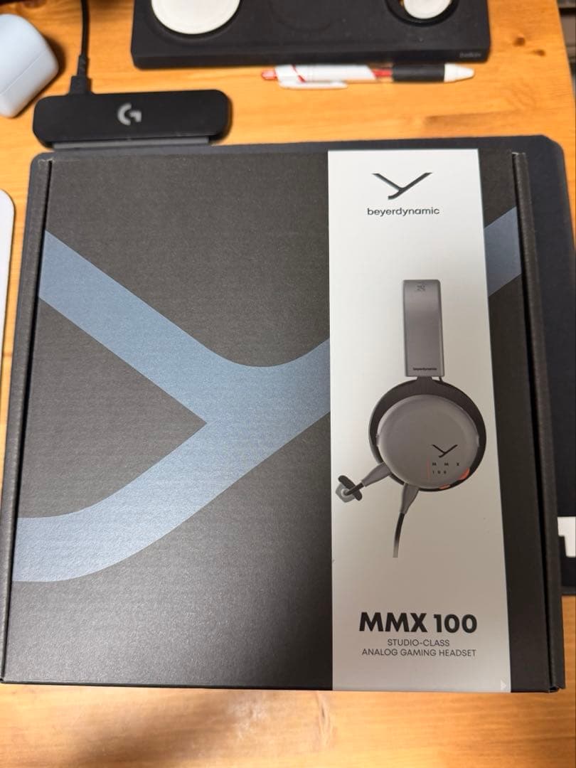 年始割引【新品】beyerdynamic MMX 100 ヘッドホン グレー