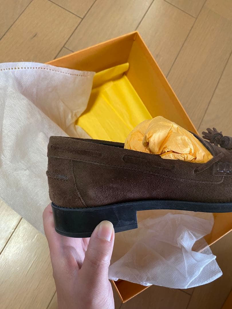 TOD'S ブラウン スエード ローファー(1/7までの出品)