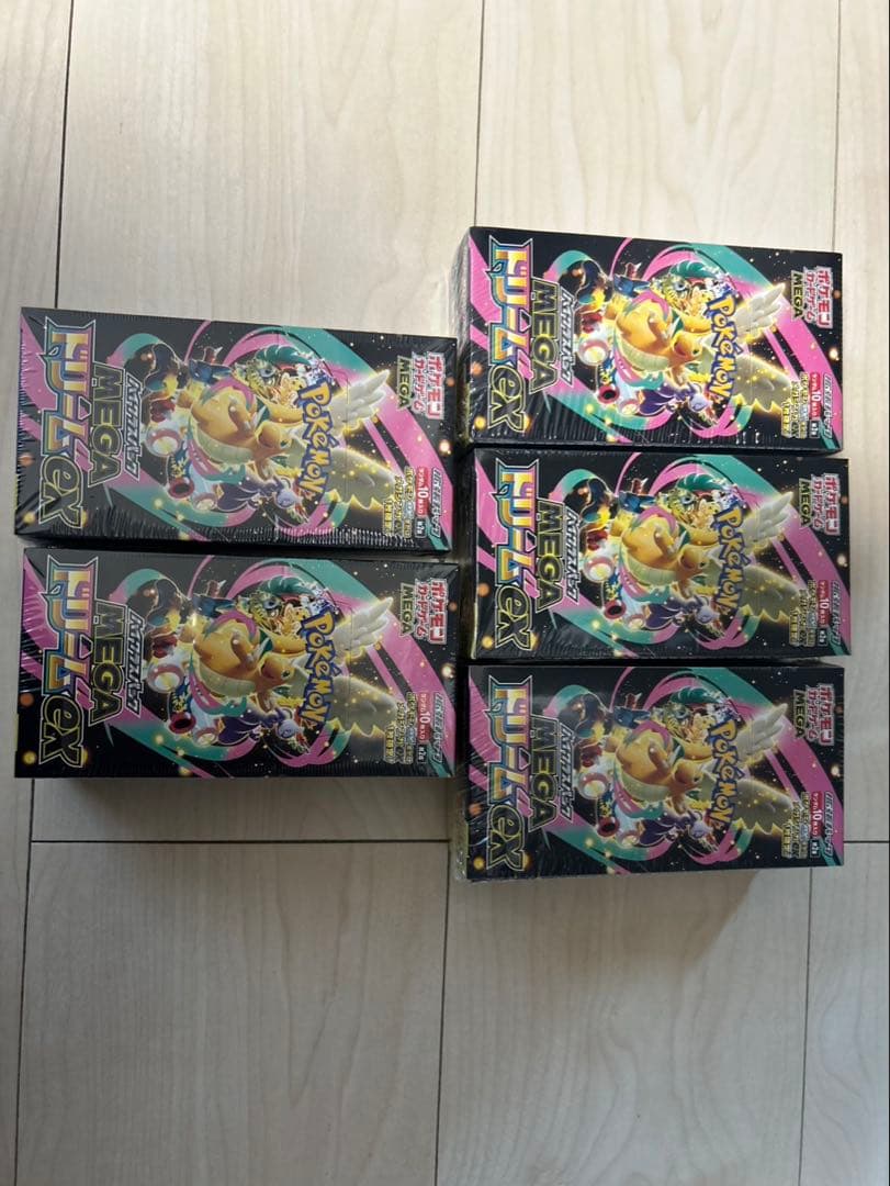 5BOXポケカMEGA ハイクラスパック ドリーム ex 1BOX シュリンク付