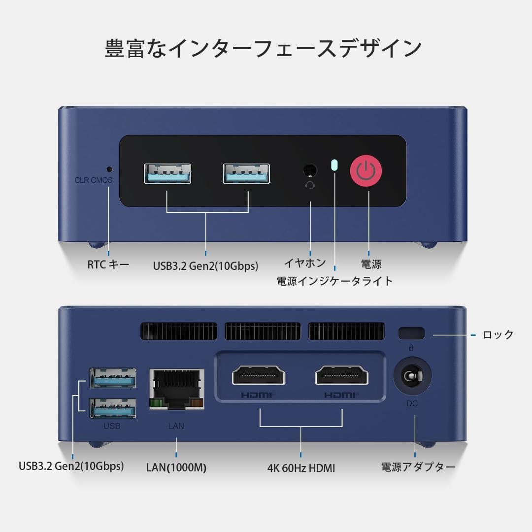 Beelink Mini S 13 ミニPC Intel N150