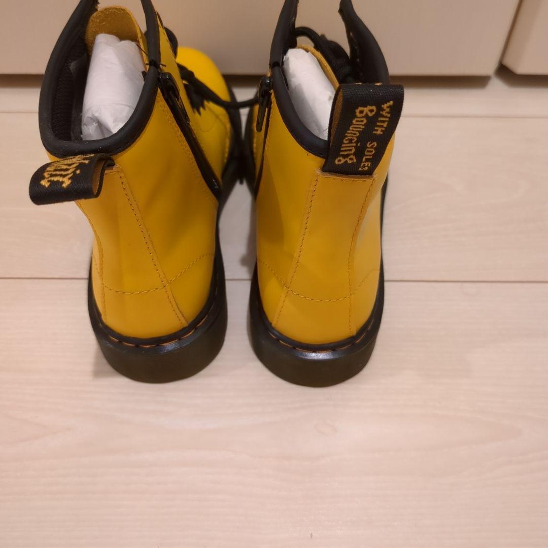 ドクターマーチンブーツ　UK2 21cm 黄色　新品