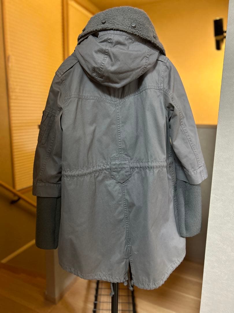 Burberry ブルーレーベル　3wayモッズコート　ミリタリー バーバリー