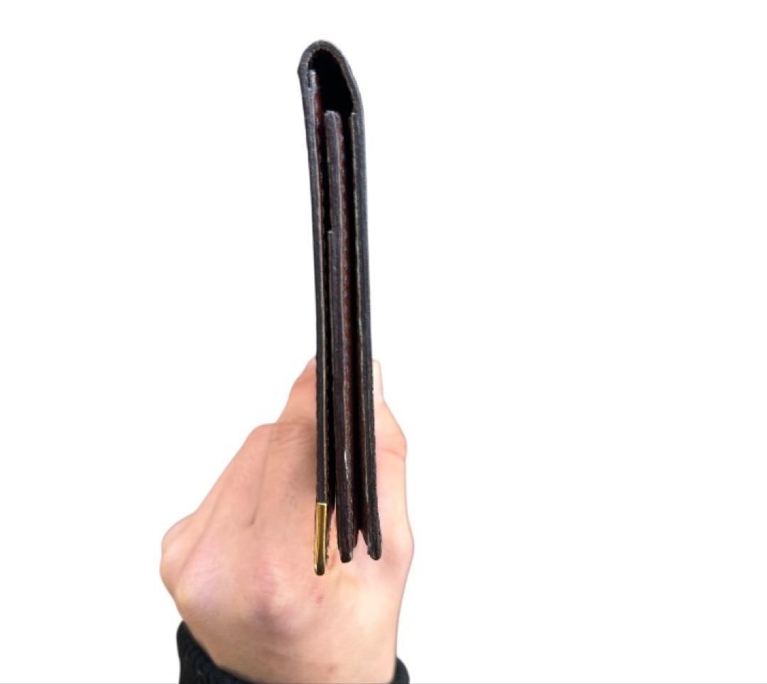 し*。様 正規品 ルイヴィトン モノグラム 二つ折り長財布 美品