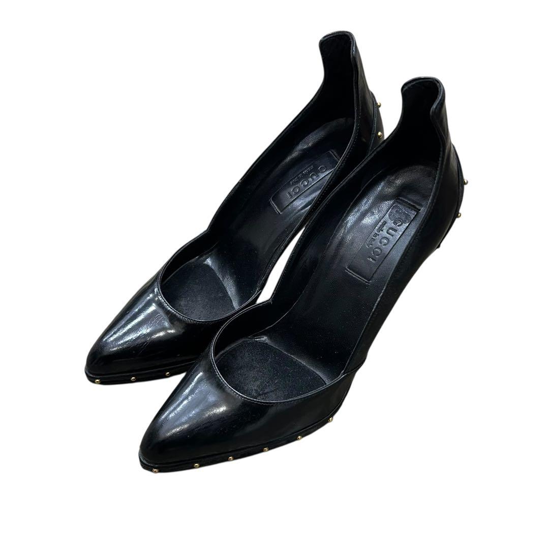 2003AW GUCCI by Tom Ford スタッズ パンプス