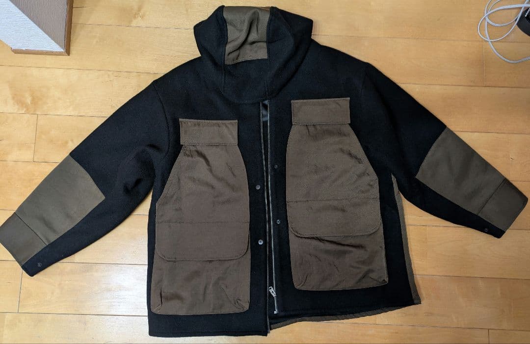 【よし☆かな】ブランバスク 二重織トップメルトン ナイロンツイル 　コート