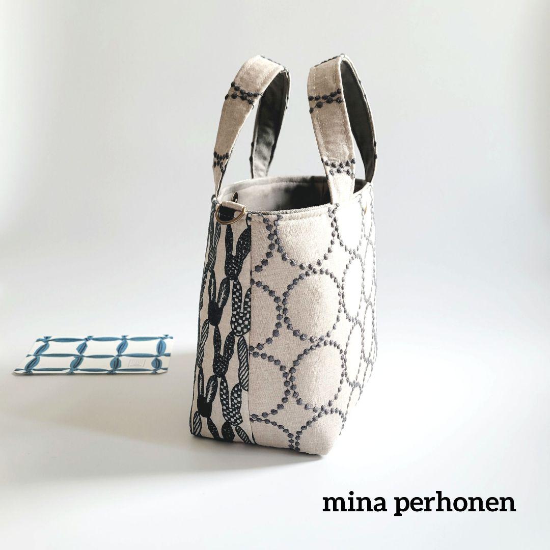 ミナペルホネン　パッチワークシンプルトートバック a