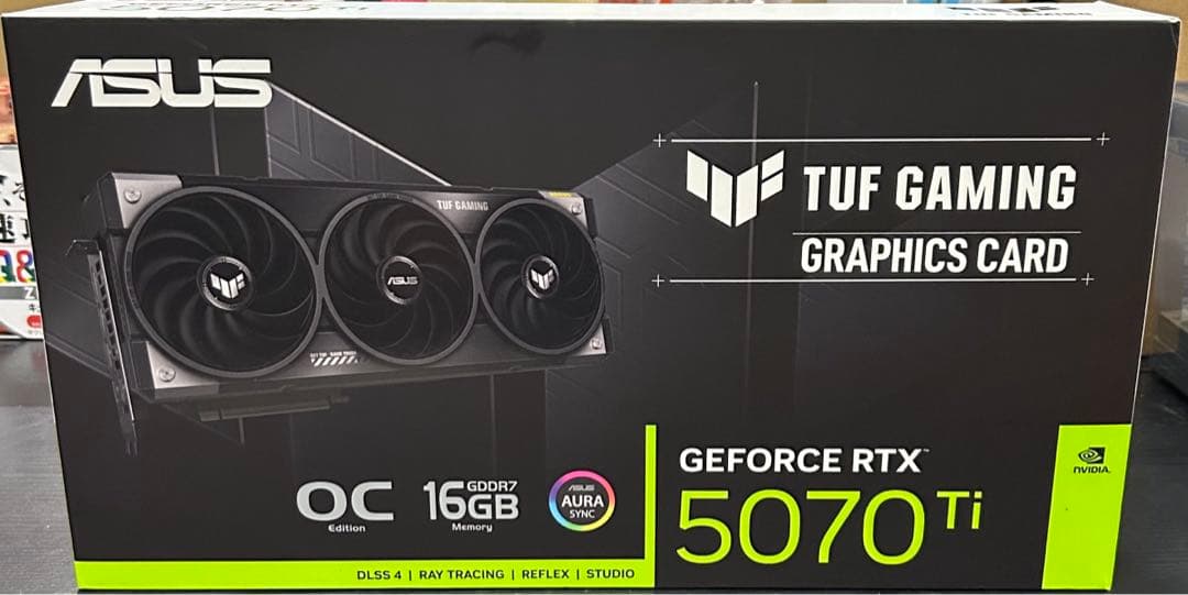 グラフィックボード・グラボ・ビデオカード ASUS TUF Gaming GeForce RTX 5070 Ti