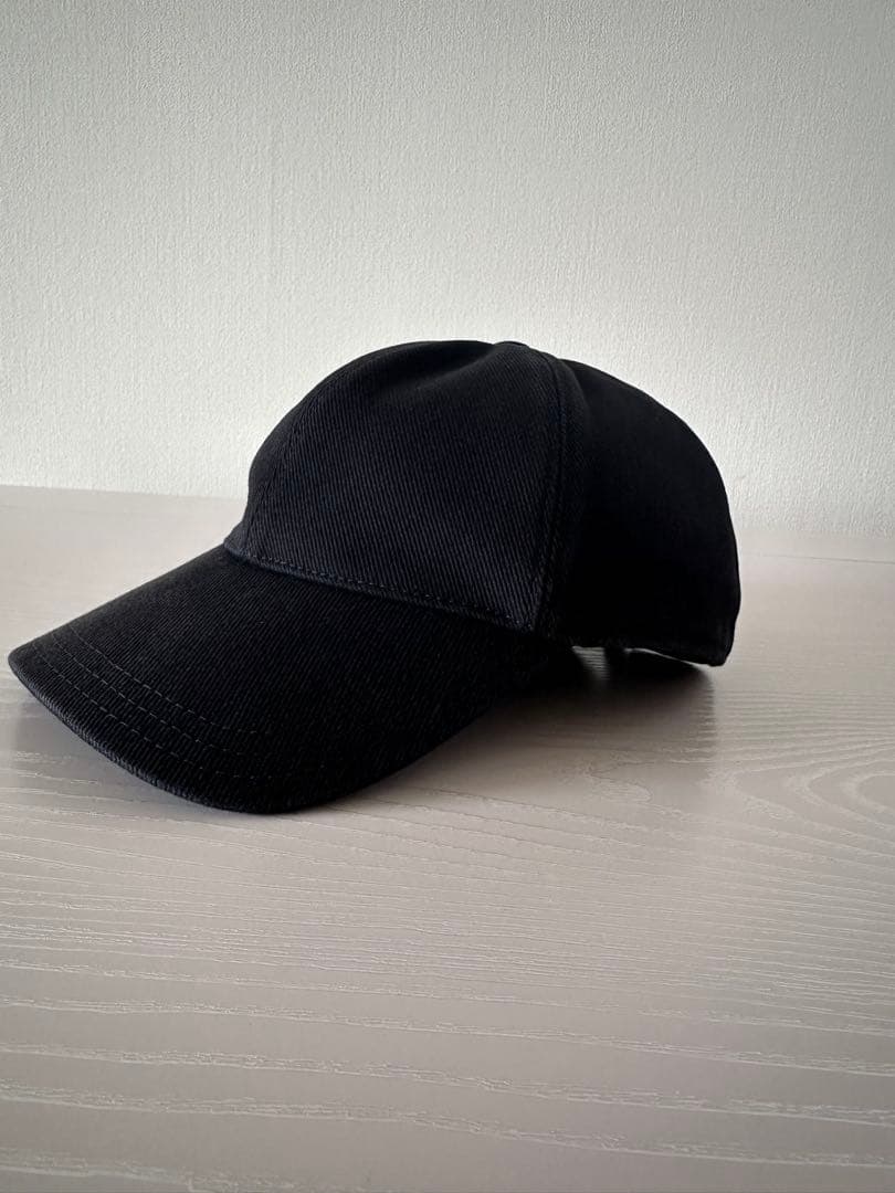 プラダ　PRADA コットン　キャップ　ブラック