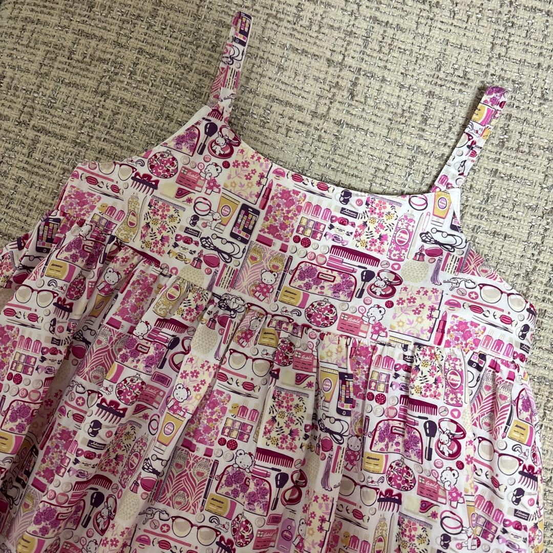 L*y様 familiar ファミリア リバティ ワンピース ピンク