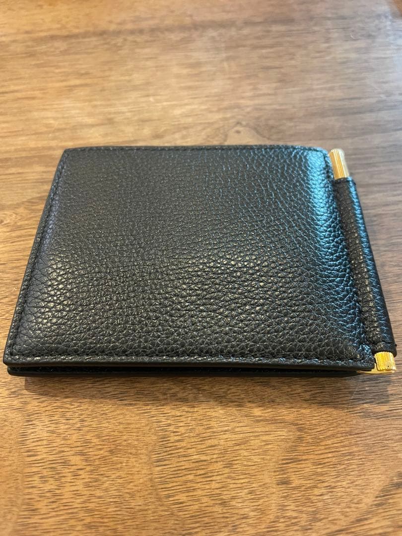 新品未使用✨TOMFORD トムフォード　マネークリップ　Y0231 レザー　黒