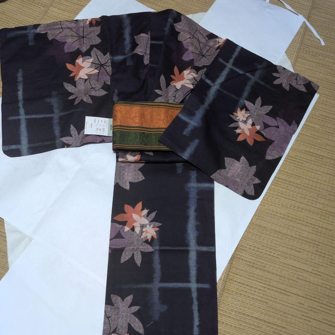 kiyoko　故山本寛斎作　大人浴衣　 秋の単衣セット　2点
