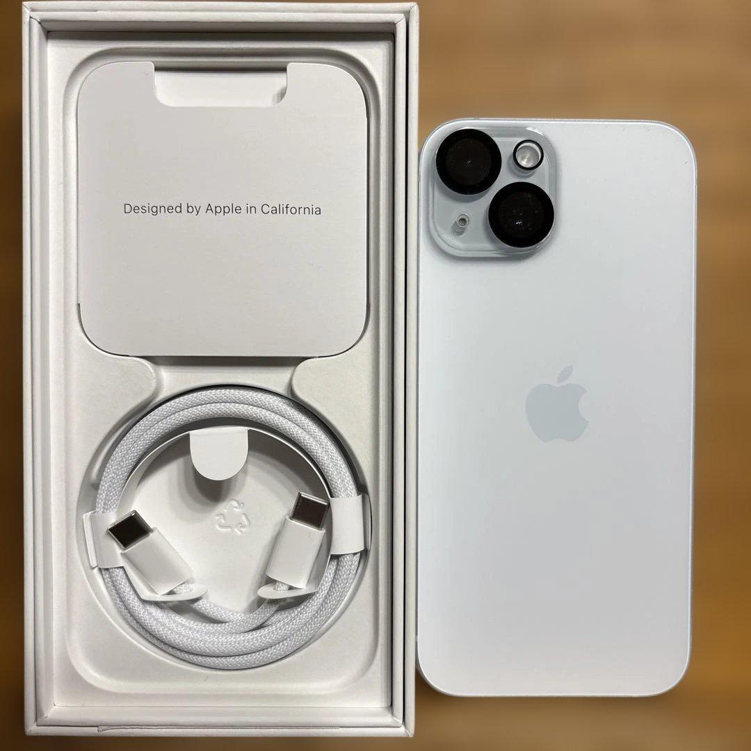 iPhone 15 128GB バッテリー残量99% iFaceおまけ付き