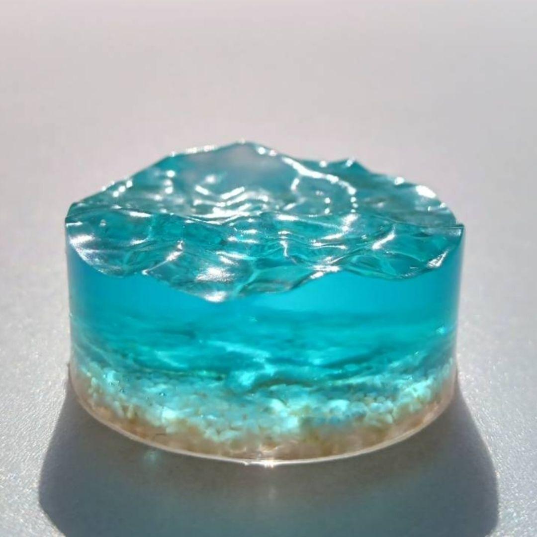 【 かめここ 】エポキシレジン オーシャンアート レジンアート