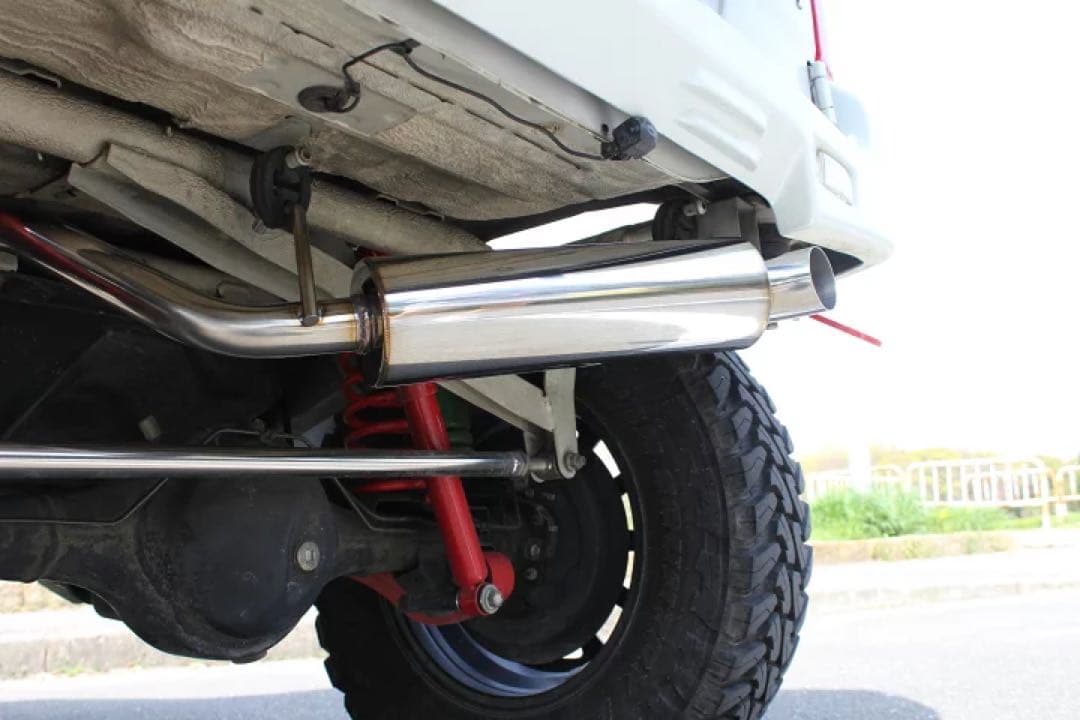 ジムニー JB23 マフラー2ピースとフロントパイプパワータイプ2点同梱