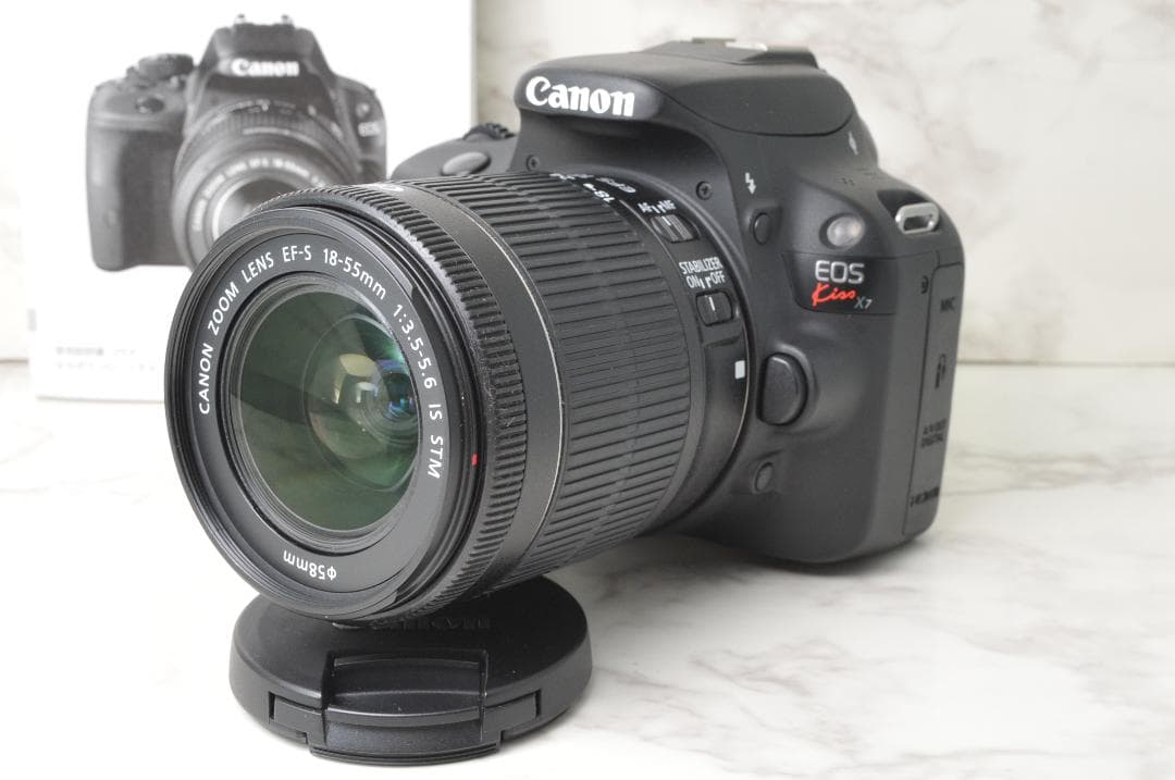 Canon EOS Kiss X7⭐️スマホ転送 一眼レフカメラ 軽量 キヤノン