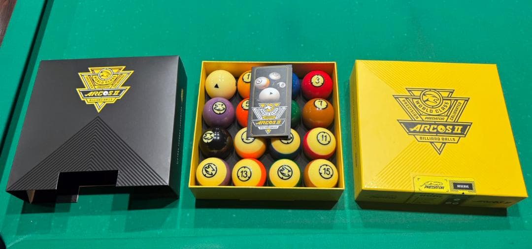 B*1様 Predator ARCOS II ビリヤードボール 15個セット