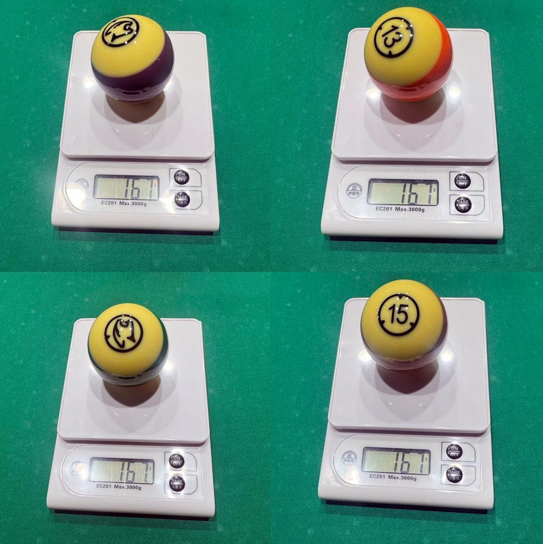 B*1様 Predator ARCOS II ビリヤードボール 15個セット