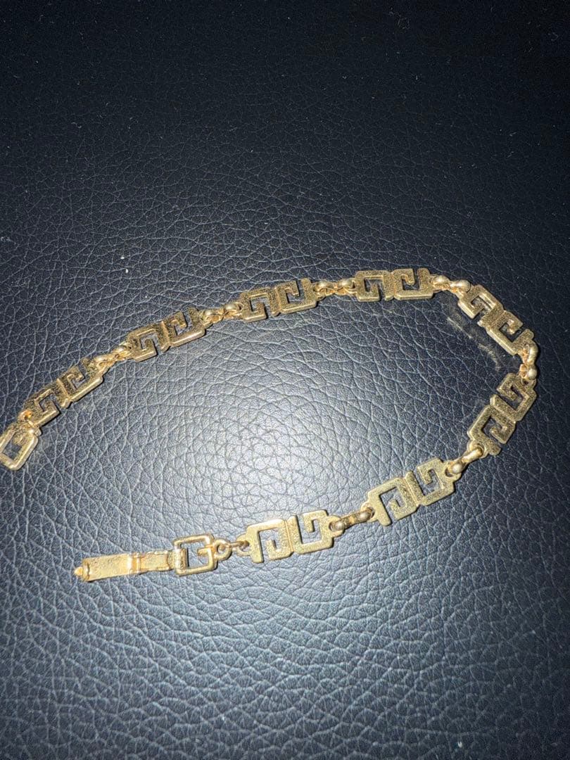 GIVENCHY ジバンシー ブレスレット Gロゴ ゴールド　ヴィンテージ