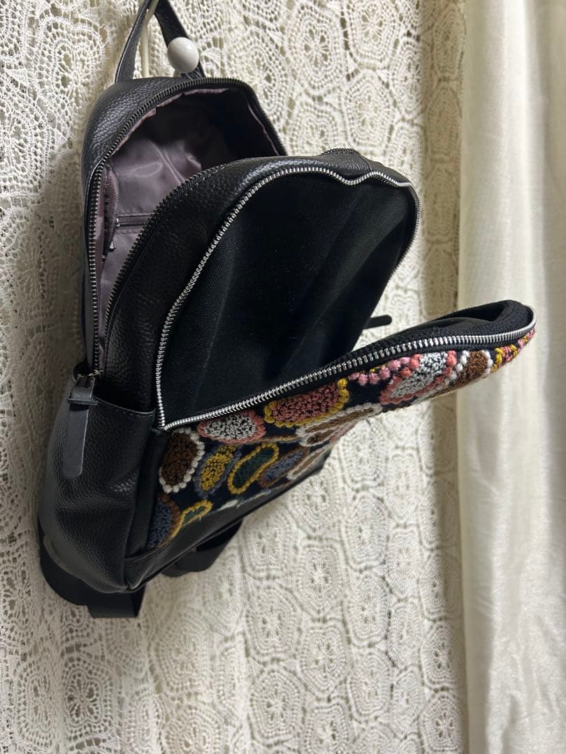 50909c ミナペルホネンハーフハンドメイドリュック タルト