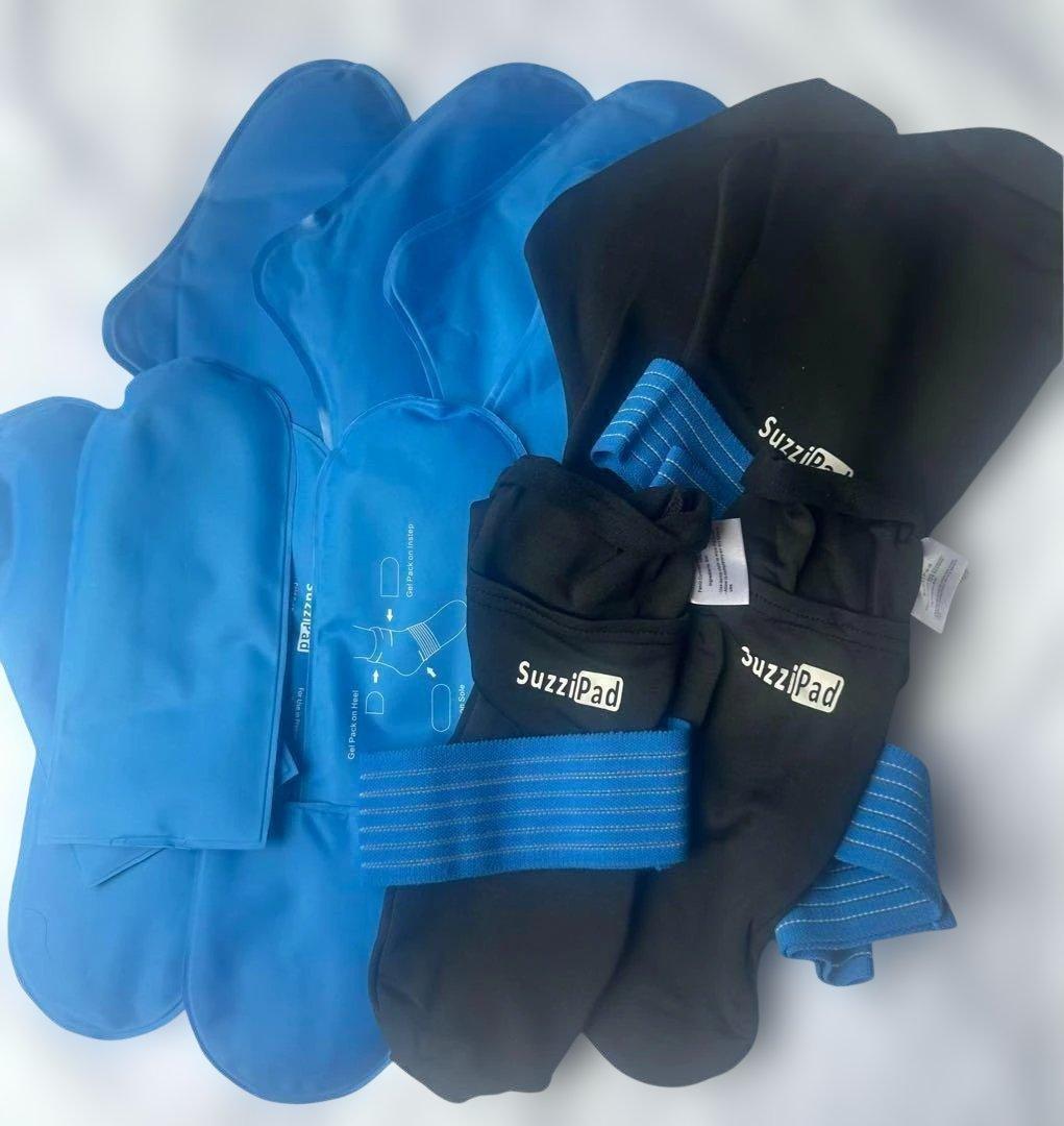 新品未使用　手足冷却セット　フローズングローブ　フローズンソックス　抗がん剤　黒