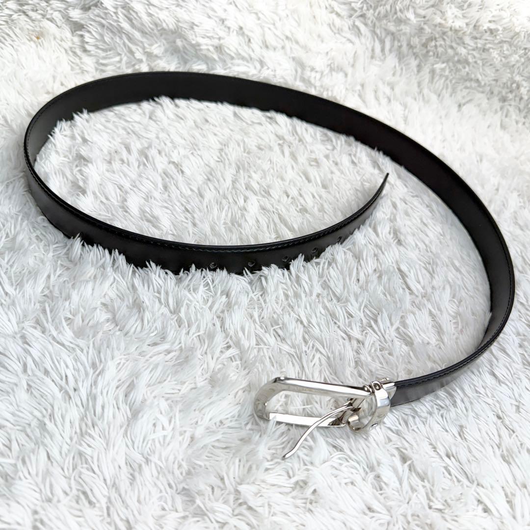 【極美品&レア】モンブラン ベルト マイスターシューテック レザー シルバー