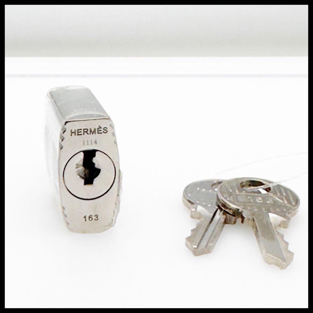 【正規品】美品　HERMES 南京錠 2鍵付き モデル163