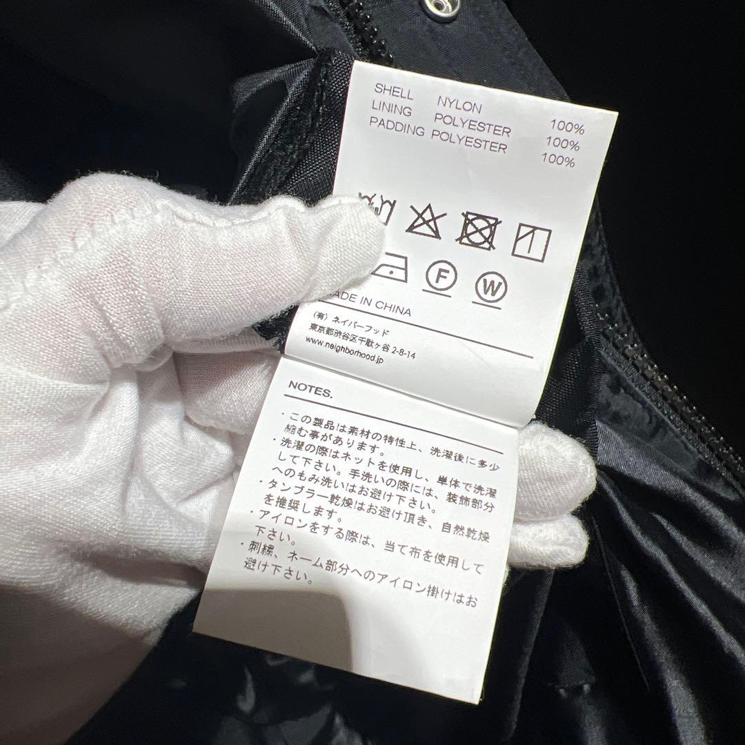 ネイバーフッドNEIGHBORHOOD 黒ブラックフード付きジャケット Lサイズ