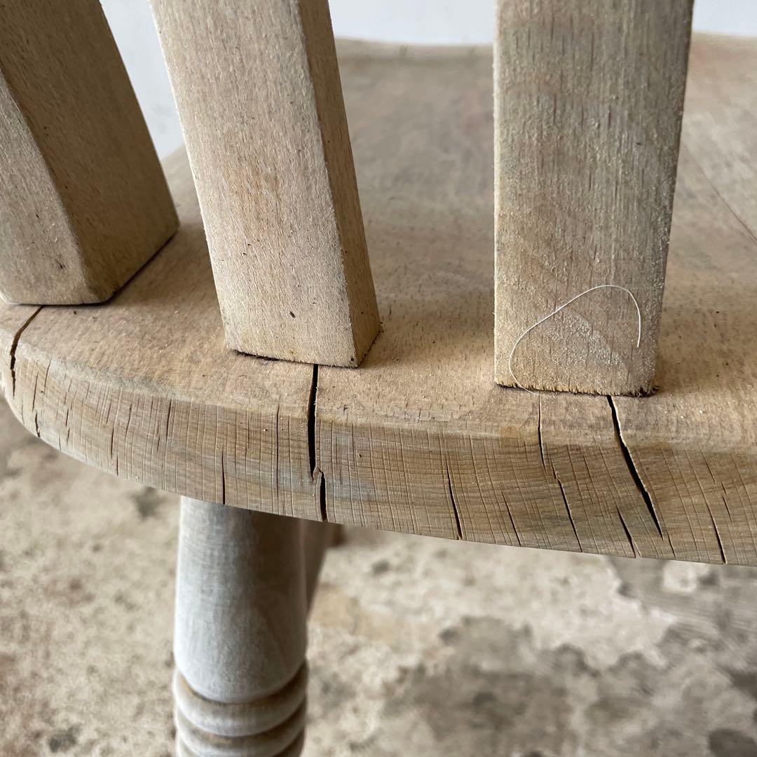 ビンテージ ハイバックアームチェア カフェ アームチェア 剥離