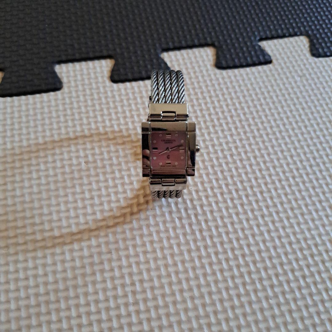 シャリオール腕時計ピンクシェルダイヤPHILIPPE CHARRIOLサントロペ